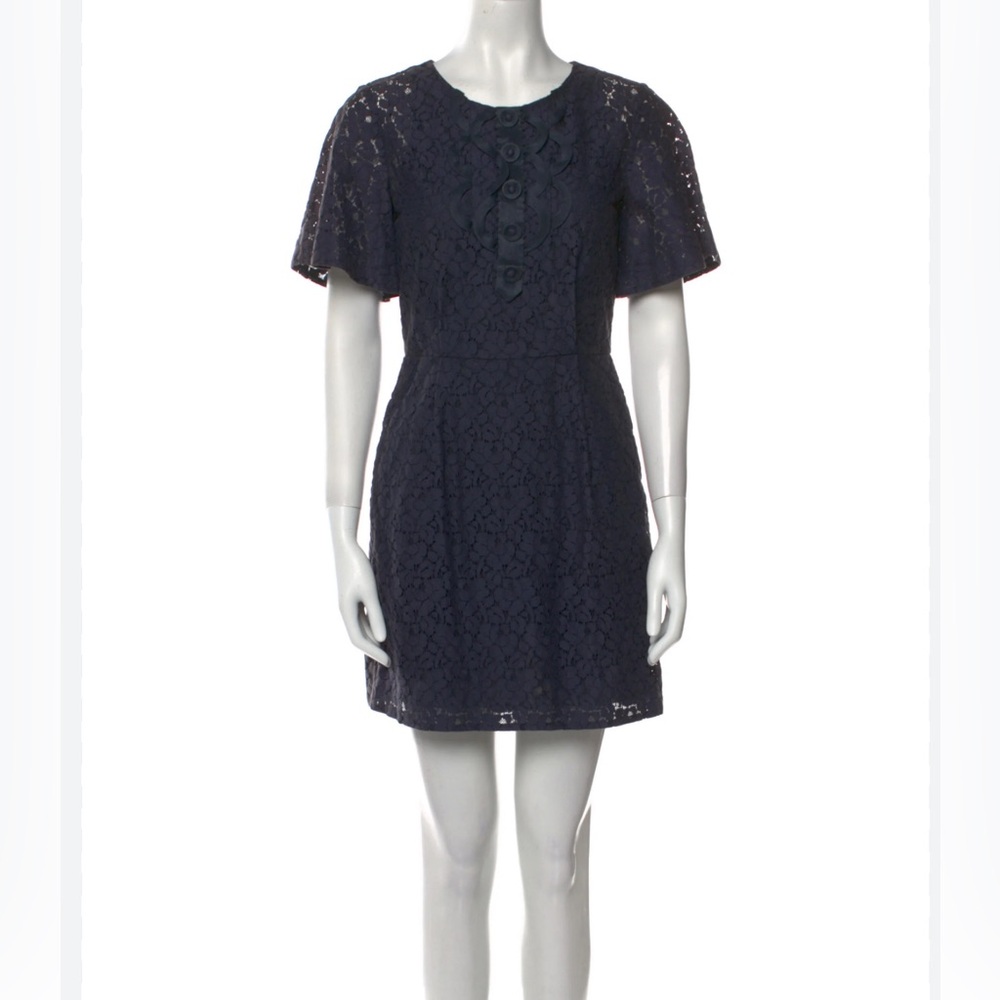 3.1 Philip lim lace pattern Mini Dress 0